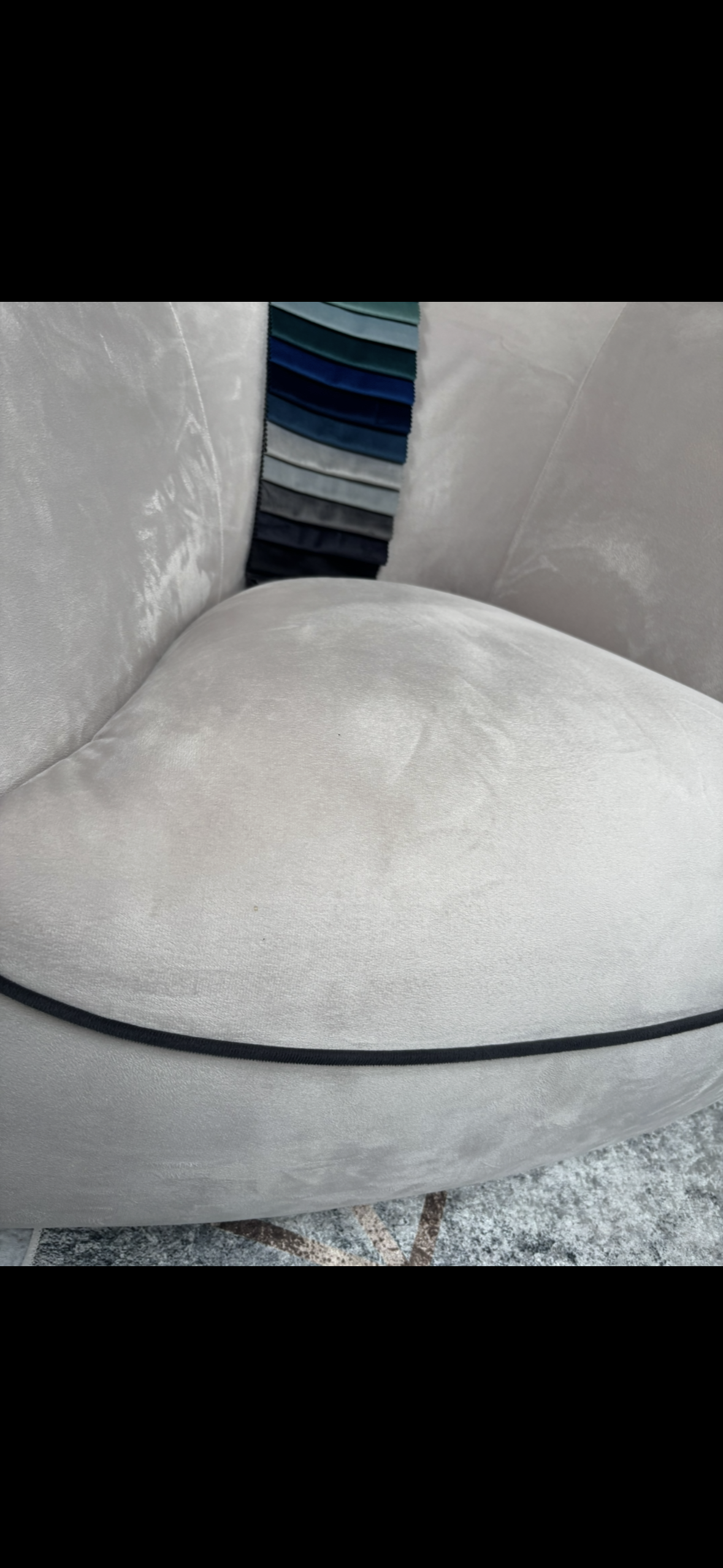Fanad Velvet Tub Chair - Image 3